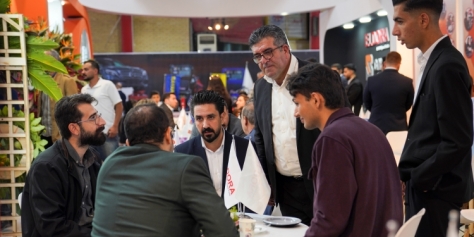 حضور بازدیدکنندگان در غرفه الدورا و بالتین